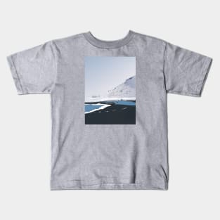 Vik Reynisfjara Black Sand Beach, Iceland Kids T-Shirt